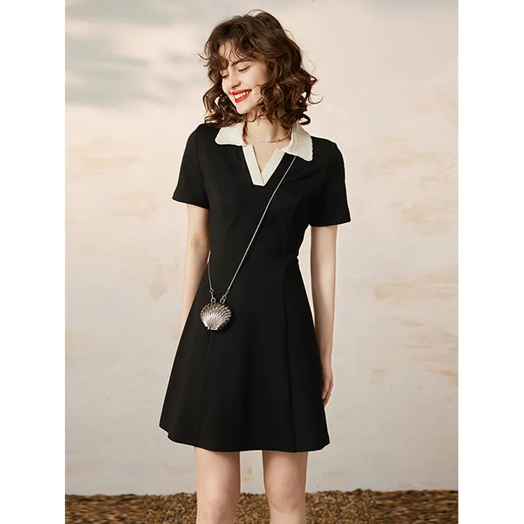 LUYOUYE Short Sleeved Dress Women's-3