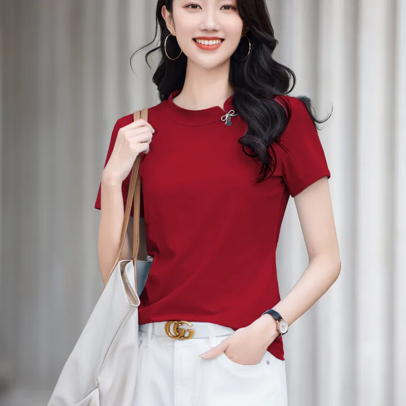 LUYOUYE Regular T Shirt Women's-7