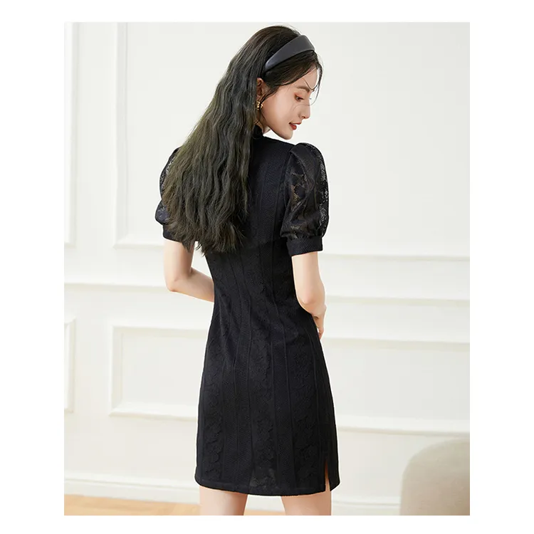 LUYOUYE Short Sleeved Dress Women's-7