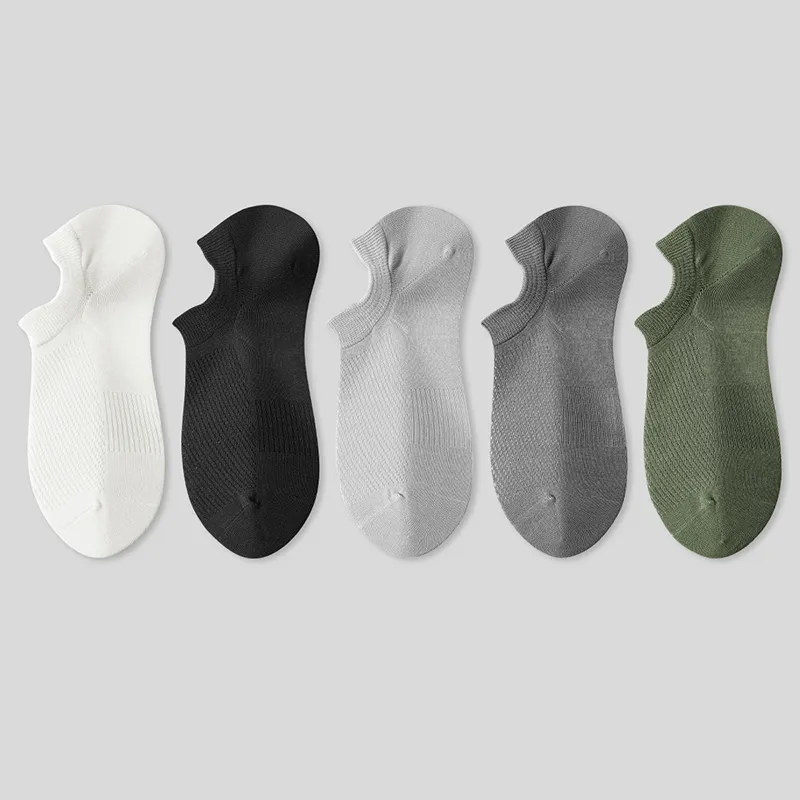 LUYOUYE No Show Socks Men's 5 Pack-3
