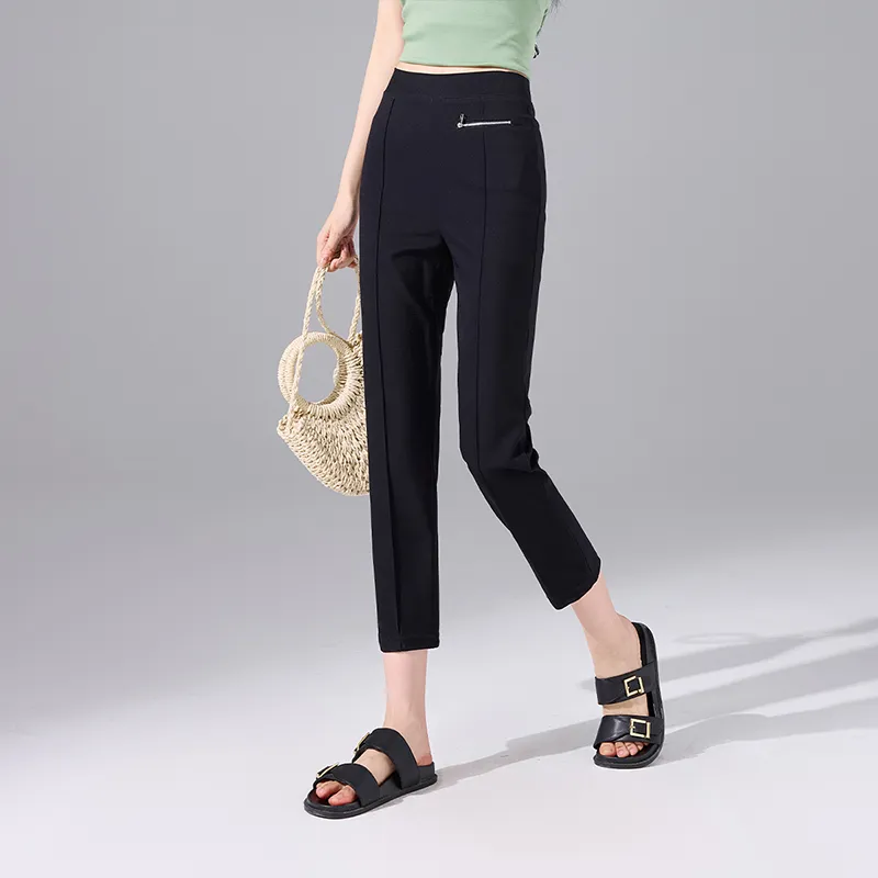 LUYOUYE Casual Pants Women's Black-1