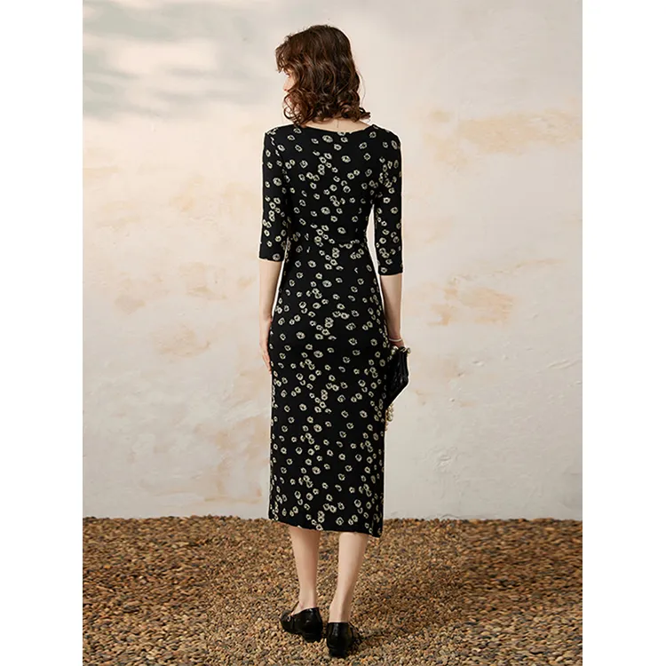 LUYOUYE Short Sleeved Dress Women's-1