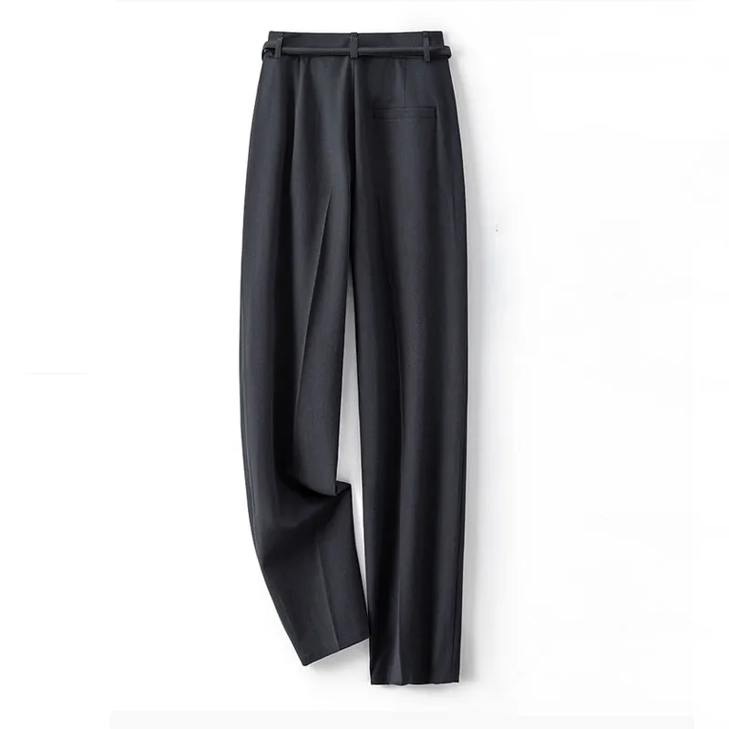 LUYOUYE Casual Pants Women's Gray-1