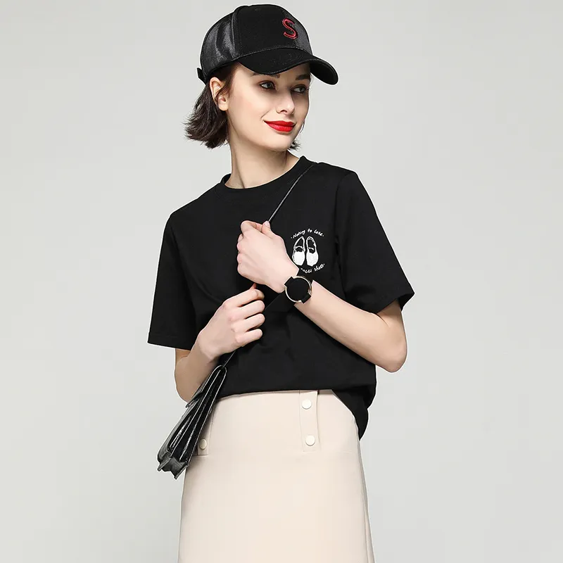 LUYOUYE Regular T Shirt Women's-4