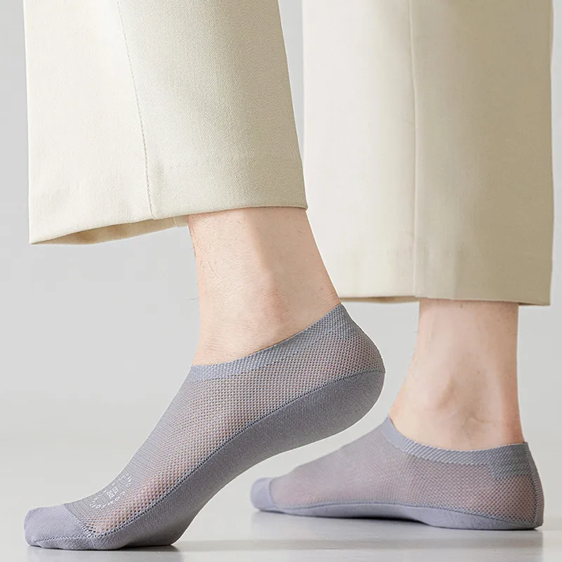LUYOUYE No Show Socks Men's 5 Pack-7