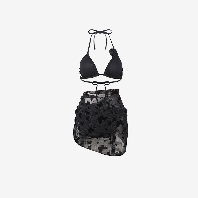 LUYOUYE Bikinis Women's Black-2