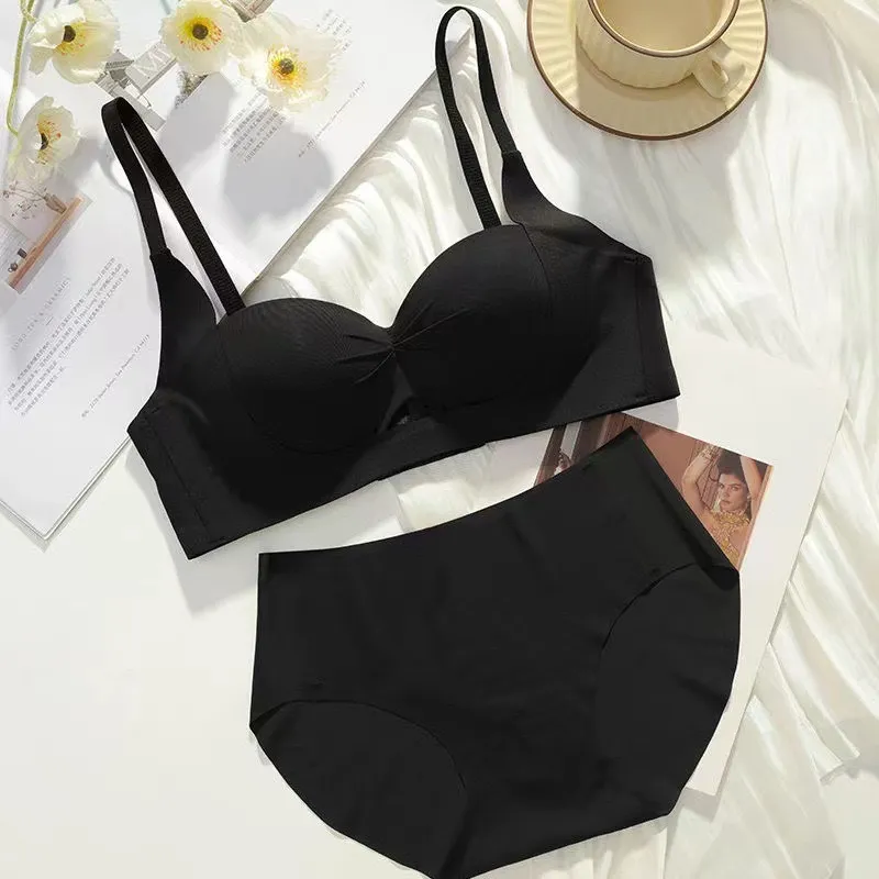 LUYOUYE Underwear Set Women's Light Coffee-5