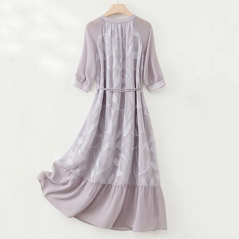 LUYOUYE Short Sleeved Dress Women's-3