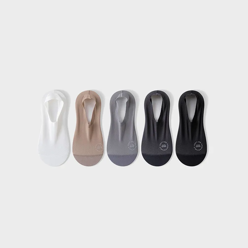 LUYOUYE No Show Socks Men's 5 Pack-3