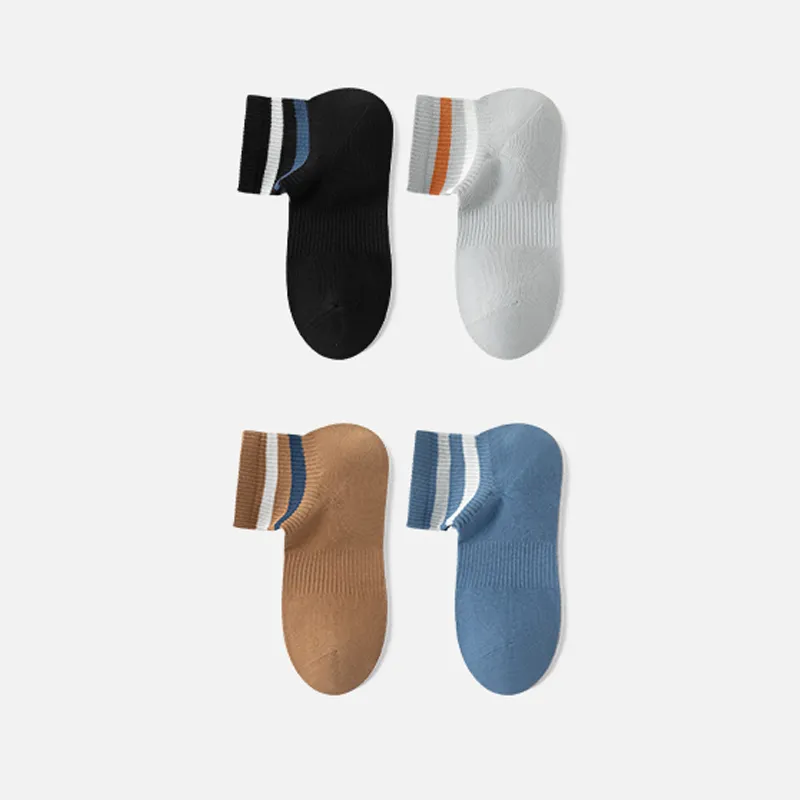 LUYOUYE Ankle Socks Men's 4 Pack-4