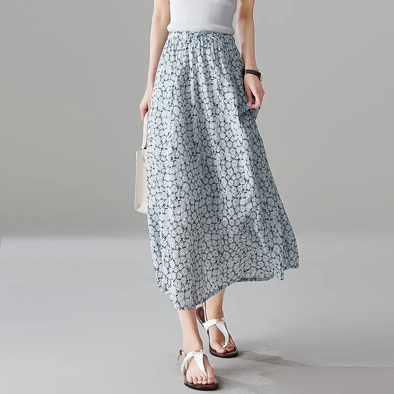 LUYOUYE Casual Long Skirt Women's-1