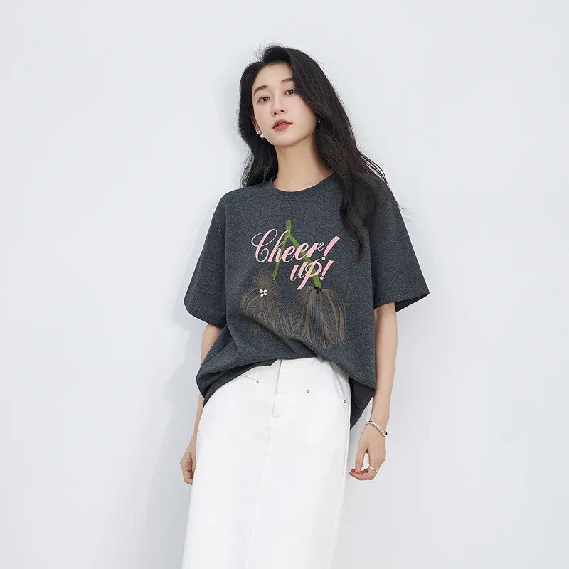 LUYOUYE Short Sleeved T Shirts Women's-1