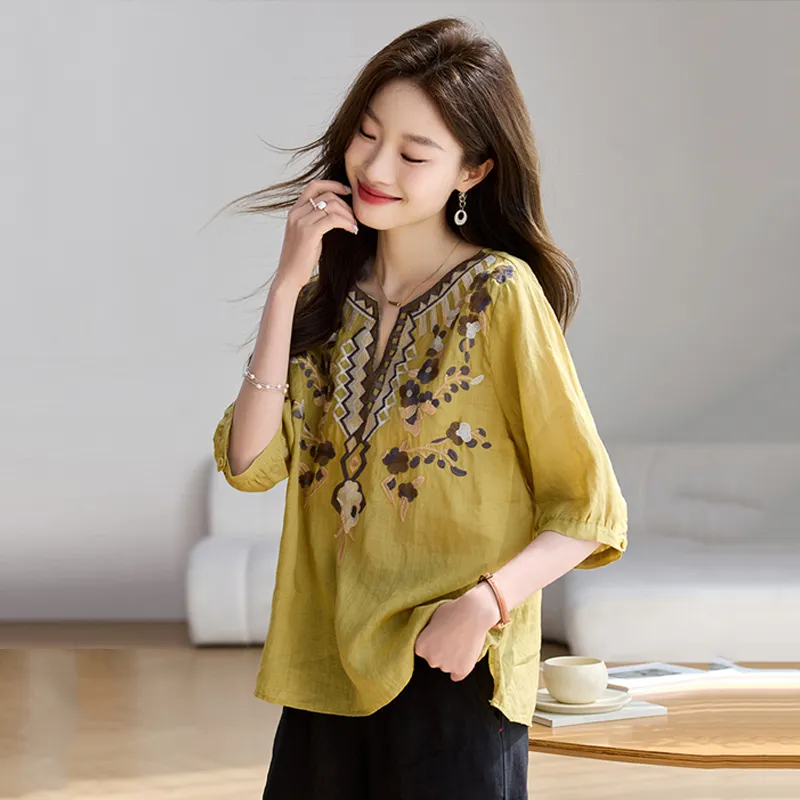 LUYOUYE Regular T Shirt Women's-14