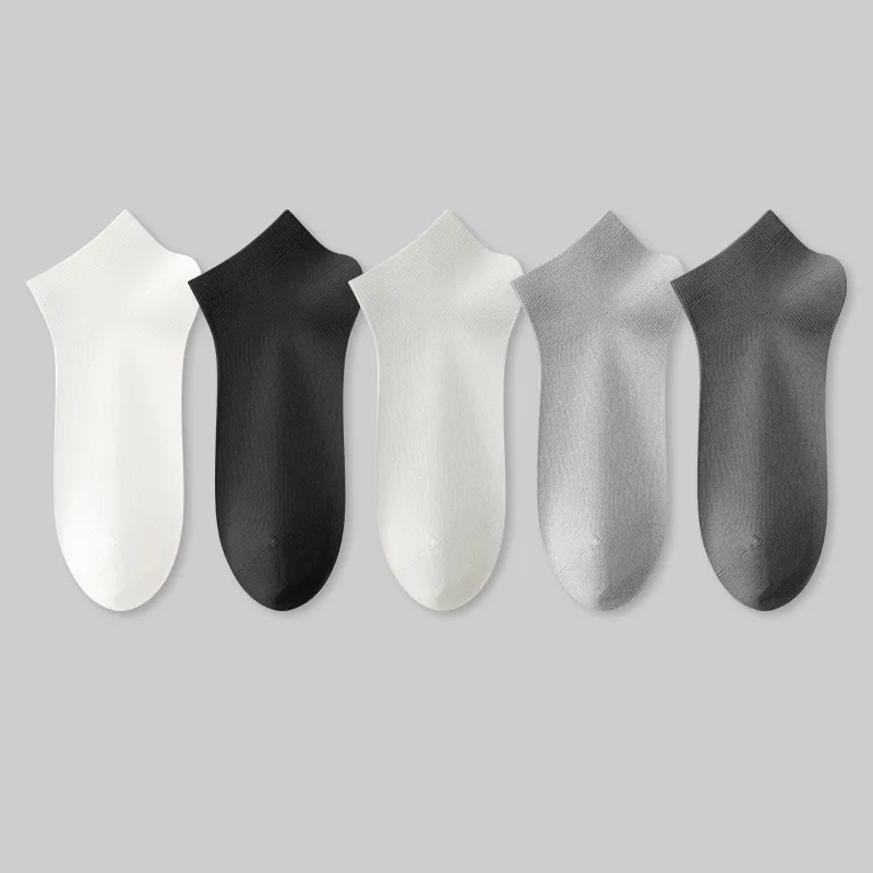 LUYOUYE No Show Socks Men's 5 Pack-21