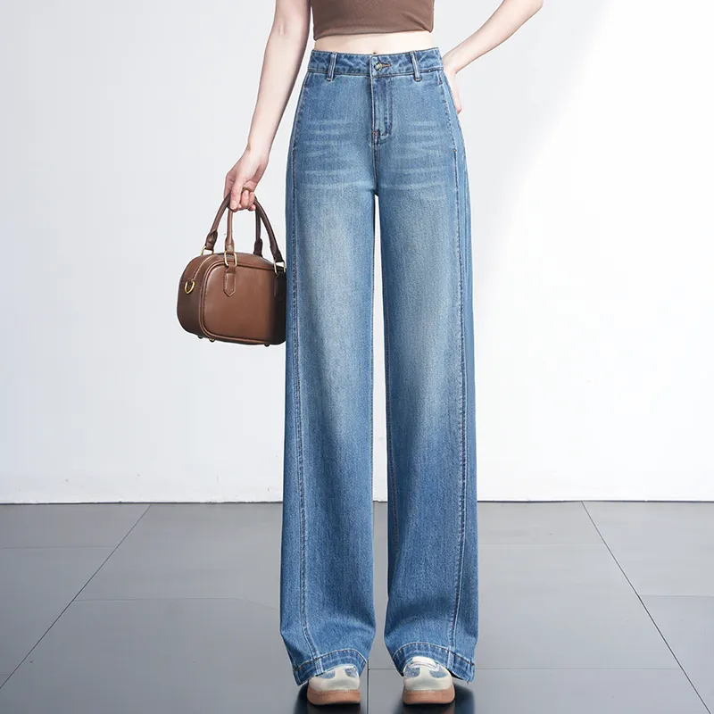 LUYOUYE Jeans Women's Blue-1