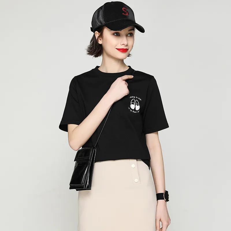 LUYOUYE Regular T Shirt Women's-8