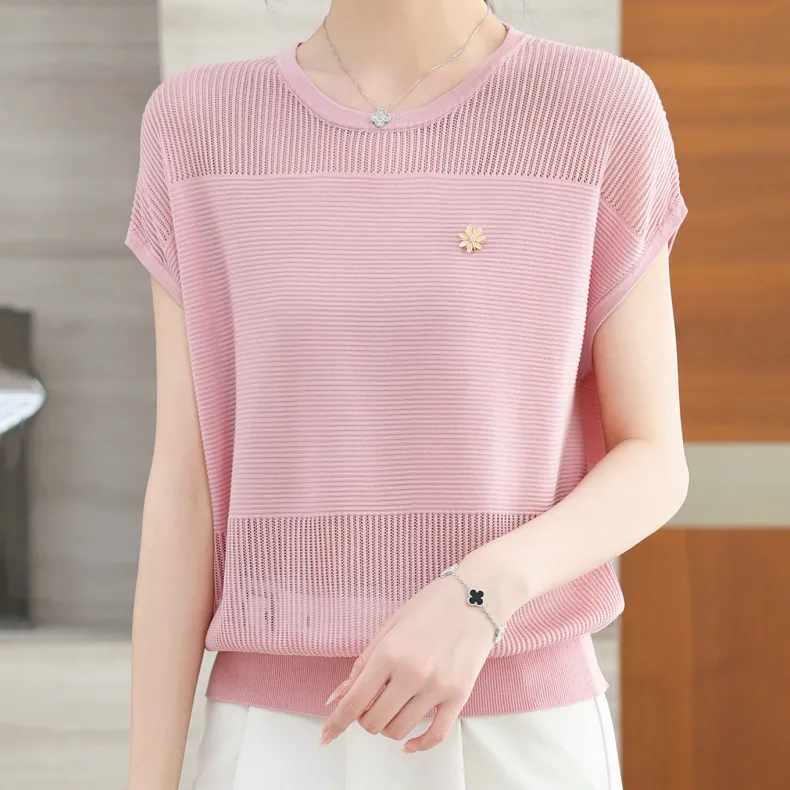 LUYOUYE Batwing Sleeve T Shirt Women's-8