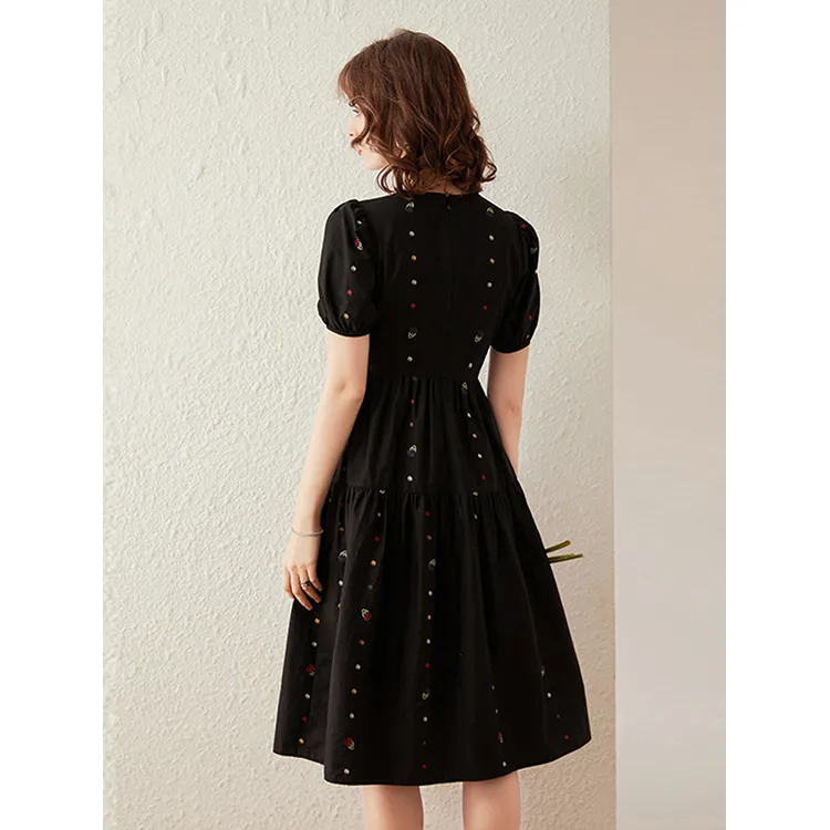 LUYOUYE Short Sleeved Dress Women's-2