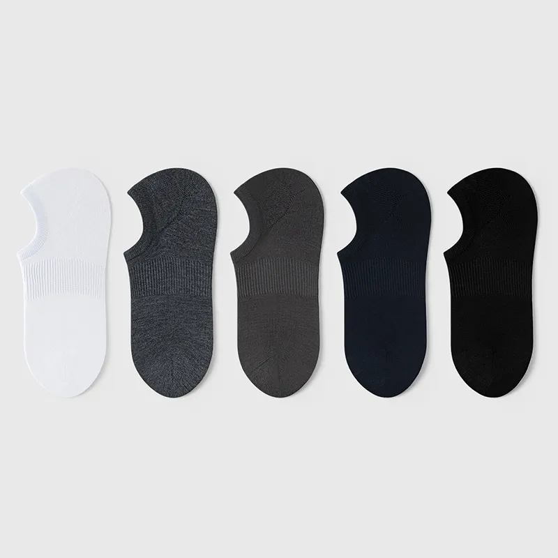 LUYOUYE No Show Socks Men's 5 Pack-21