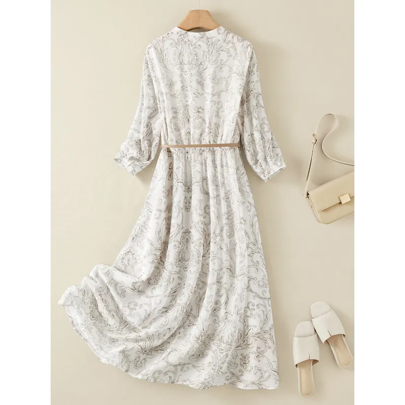 LUYOUYE Long Sleeved Dress Women's-3