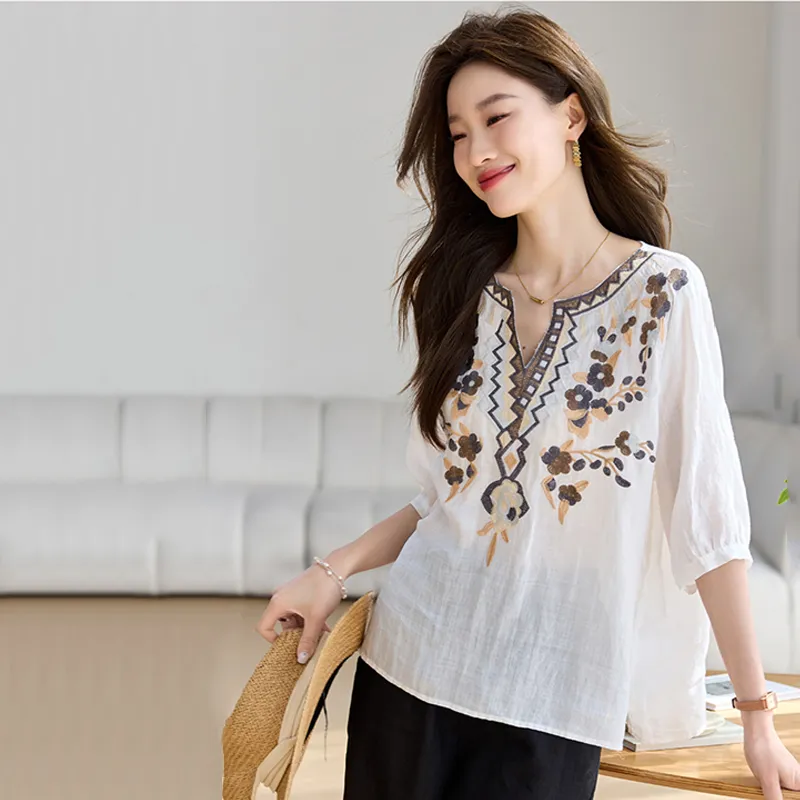 LUYOUYE Regular T Shirt Women's-6
