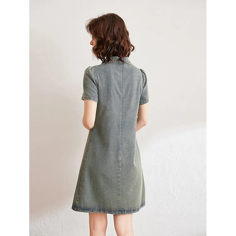 LUYOUYE Short Sleeved Dress Women's-1