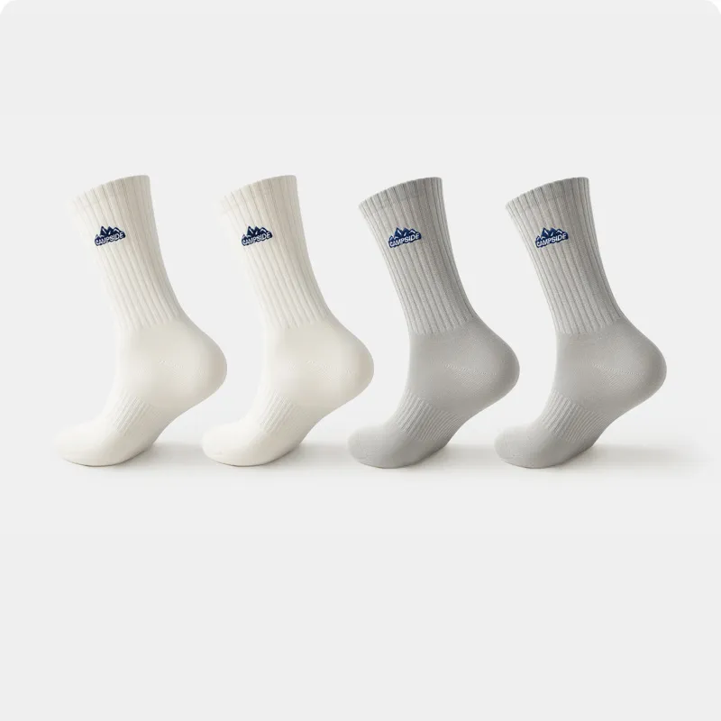 LUYOUYE Mid Calf Socks Men's 4 Pack-46