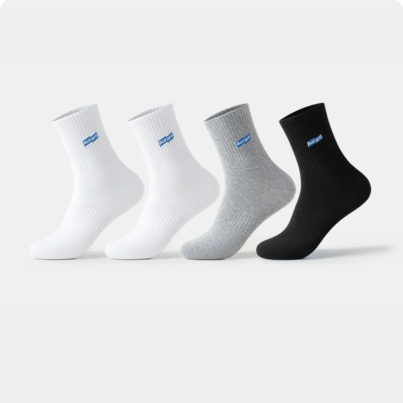 LUYOUYE Mid Calf Socks Men's 4 Pack-3