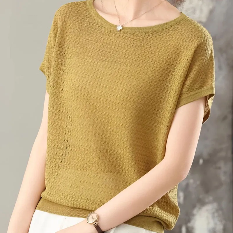LUYOUYE Batwing Sleeve T Shirt Women's-10