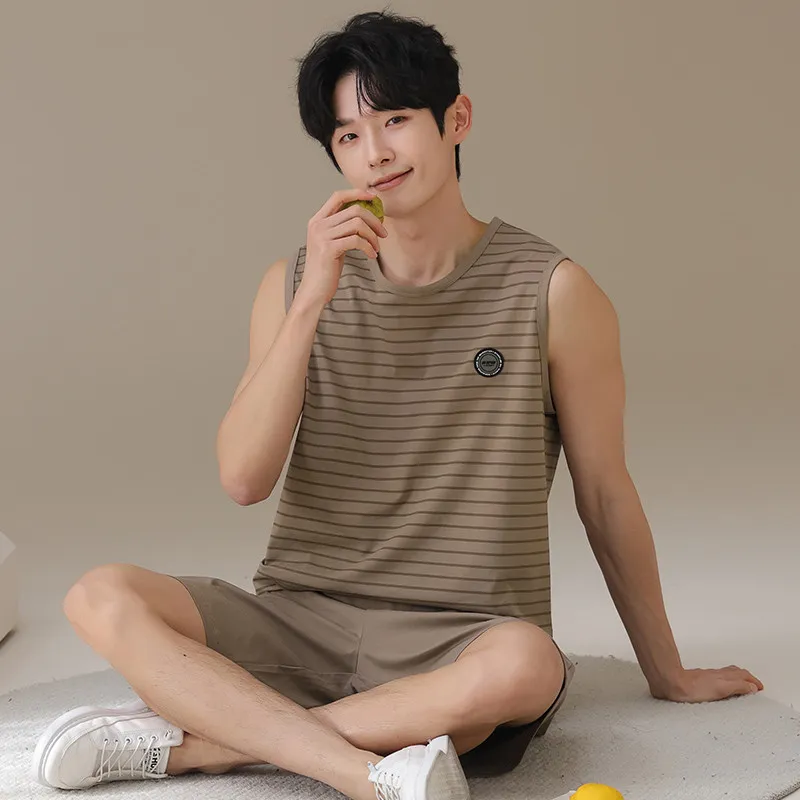 LUYOUYE Men Pajama Sets-17