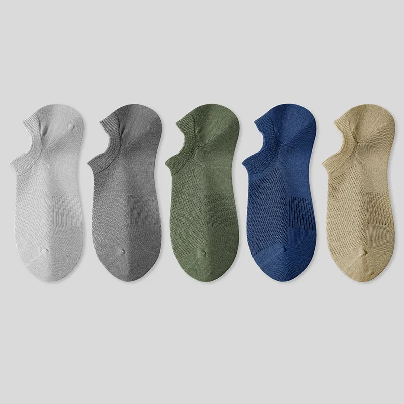 LUYOUYE No Show Socks Men's 5 Pack-5