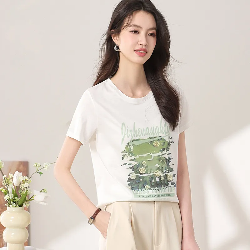 LUYOUYE Regular T Shirt Women's-3