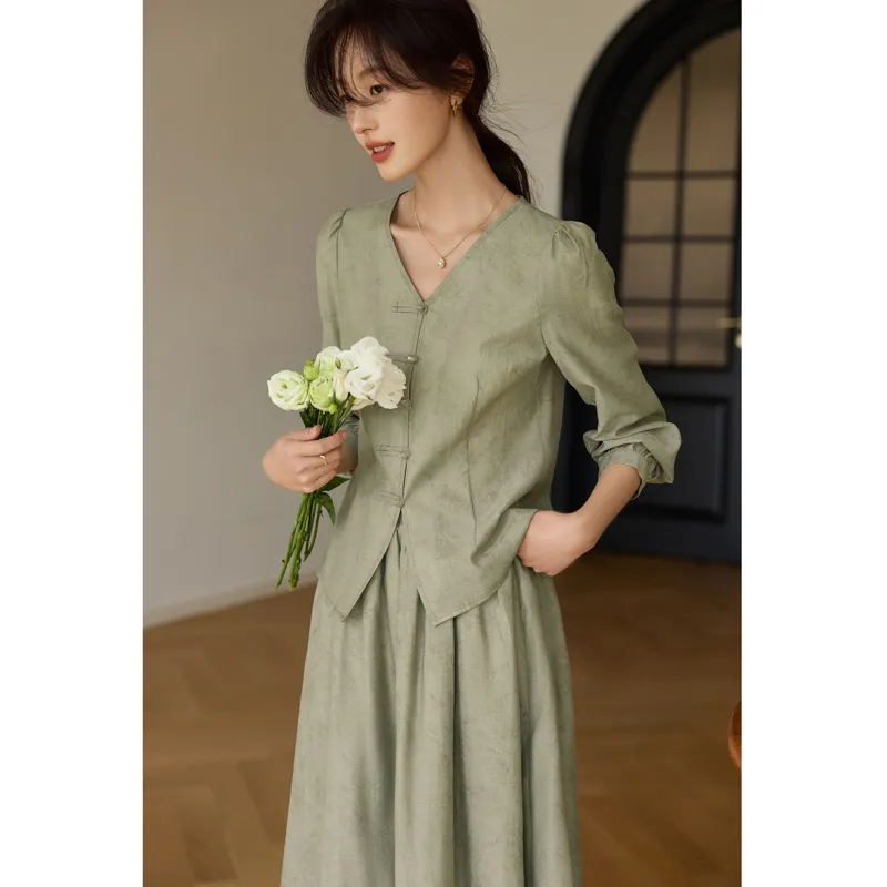 LUYOUYE Two Piece Skirt Sets Women's-2