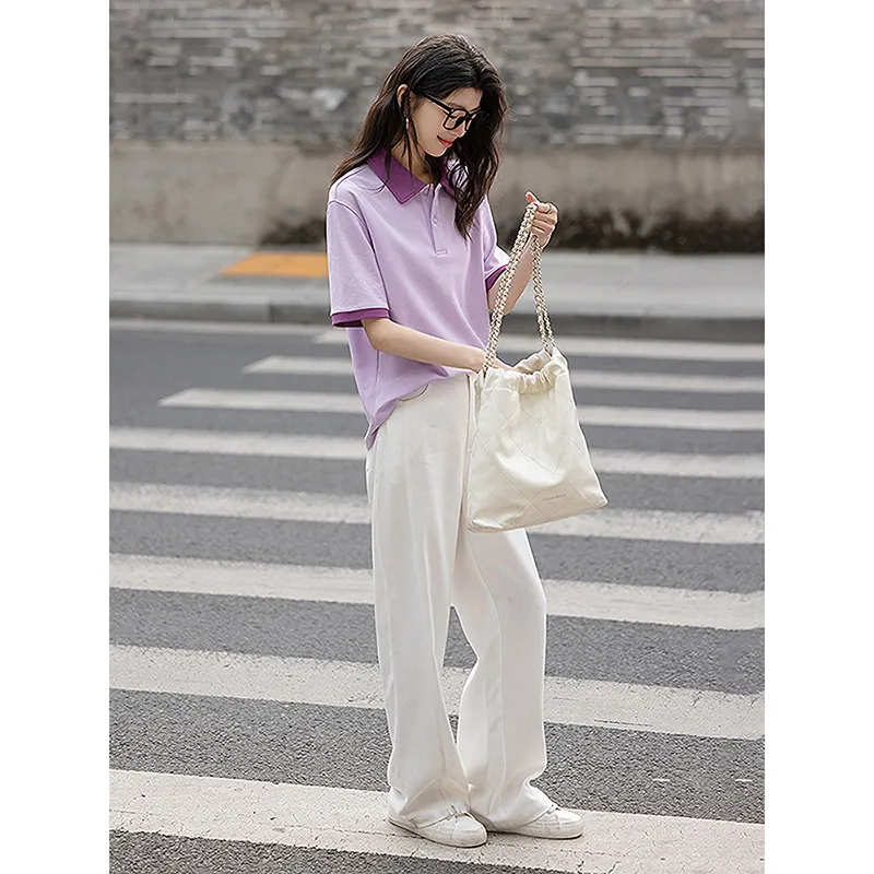 LUYOUYE T Shirts Women's Purple-4