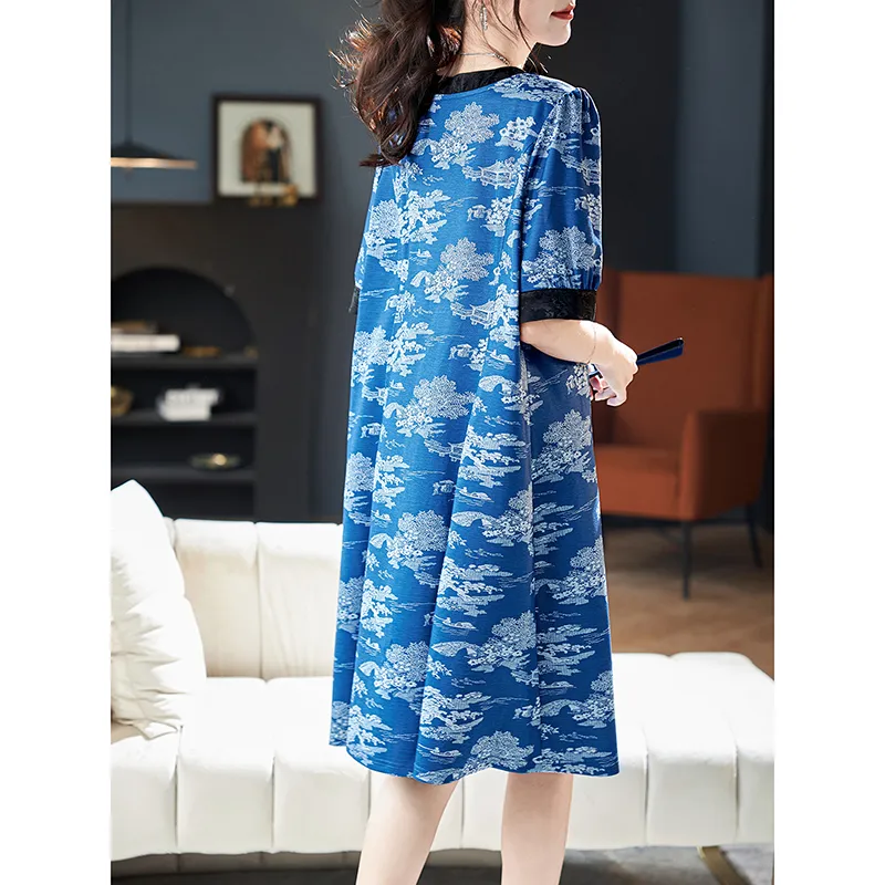 LUYOUYE Short Sleeved Dress Women's-3