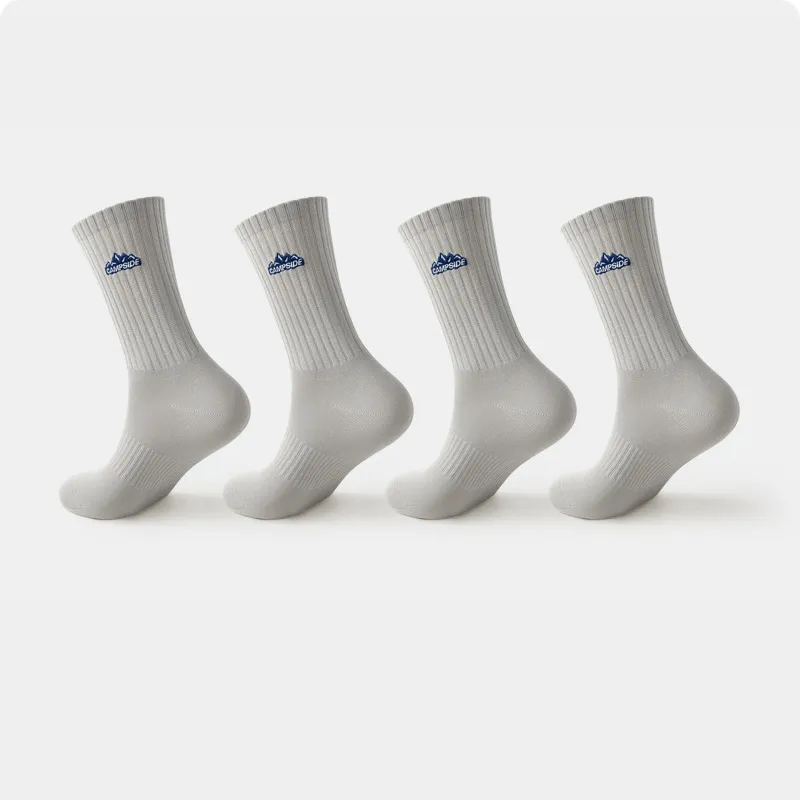 LUYOUYE Mid Calf Socks Men's 4 Pack-23