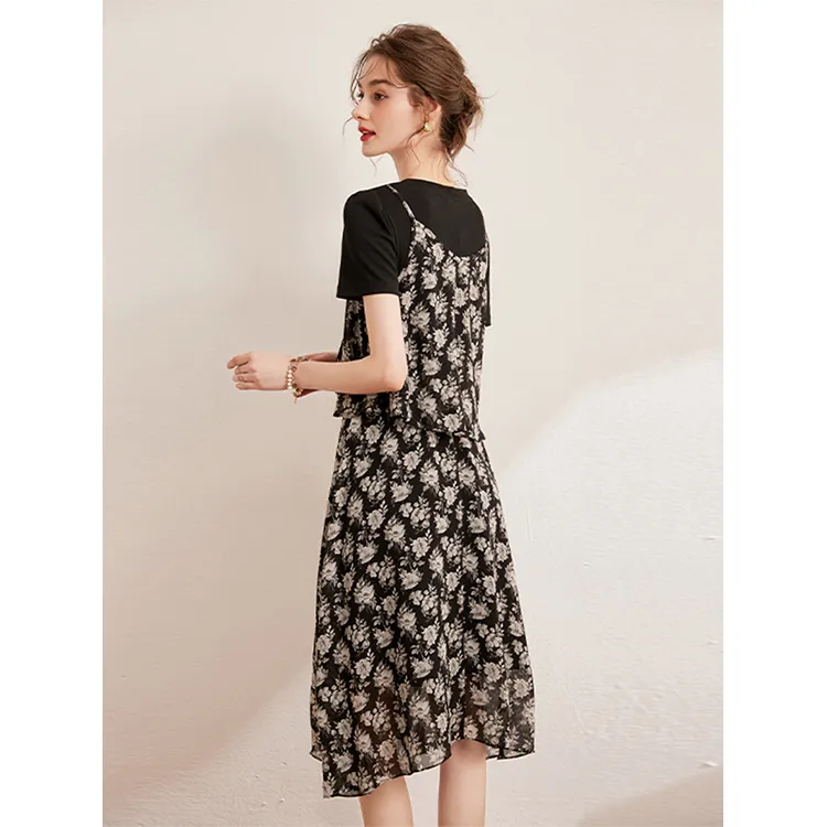 LUYOUYE Short Sleeved Dress Women's-1