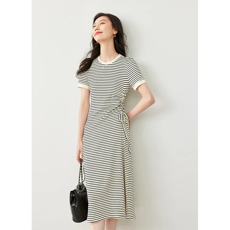 LUYOUYE Short Sleeved Dress Women's-2
