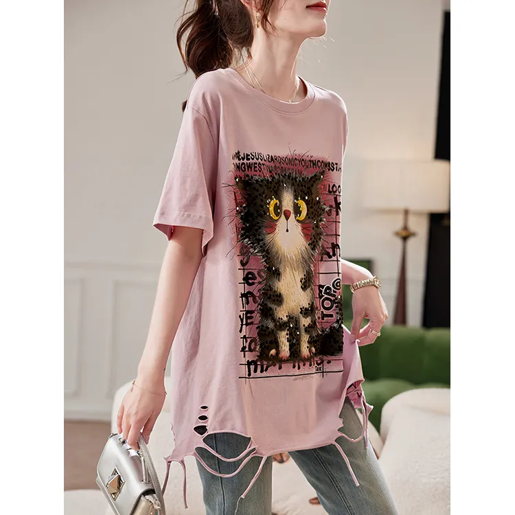LUYOUYE Regular T Shirt Women's-1