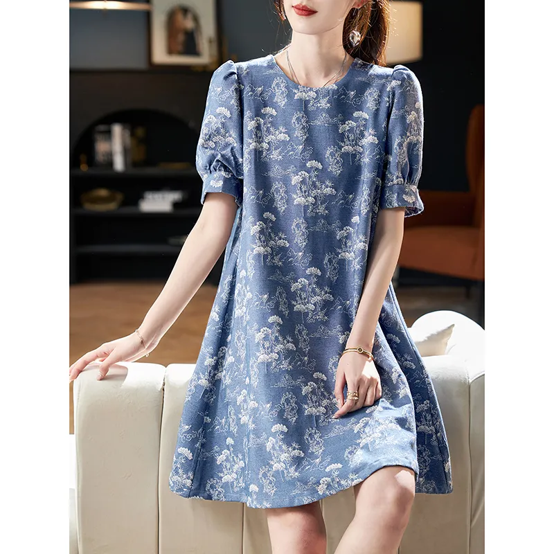 LUYOUYE Short Sleeved Dress Women's-1
