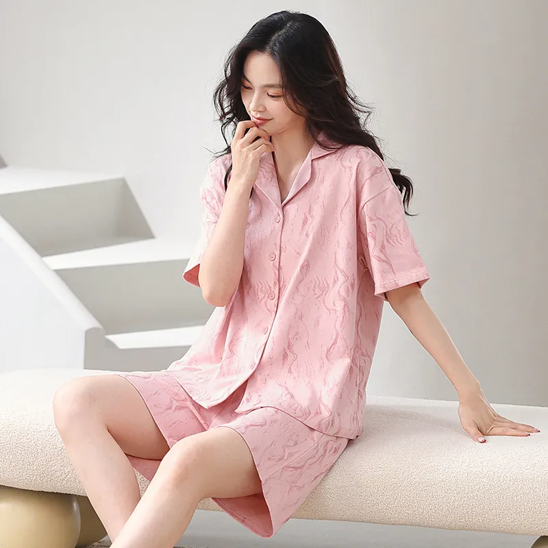 LUYOUYE Pajama Set Women's Pink-1