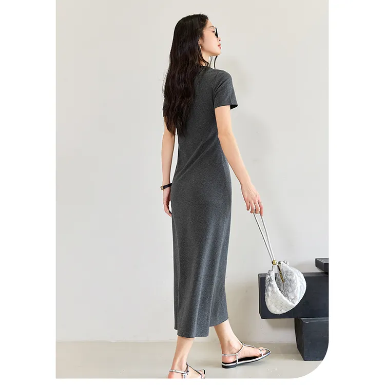 LUYOUYE Short Sleeved Dress Women's-1