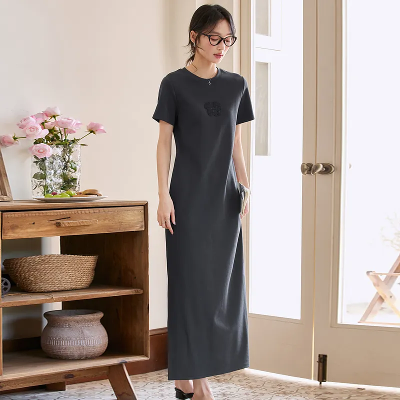 LUYOUYE Short Sleeved Dress Women's-1