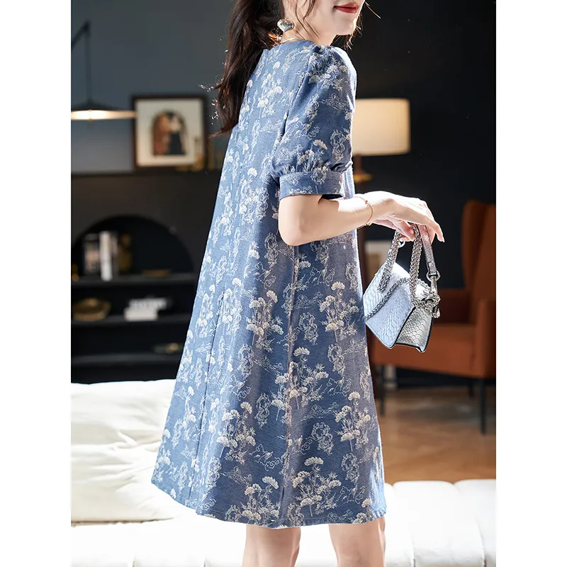 LUYOUYE Short Sleeved Dress Women's-3