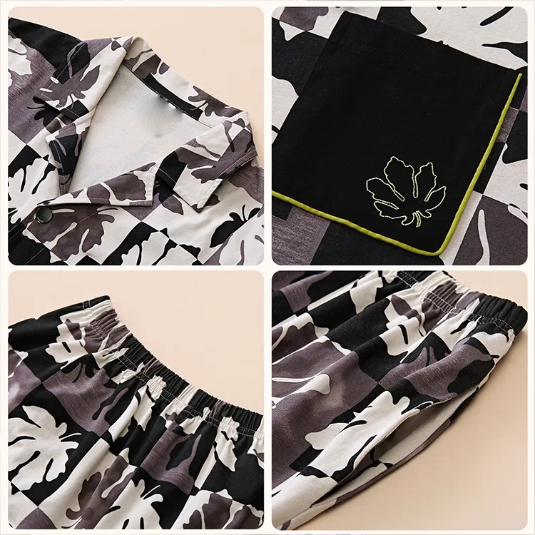 LUYOUYE Men Pajama Sets-3