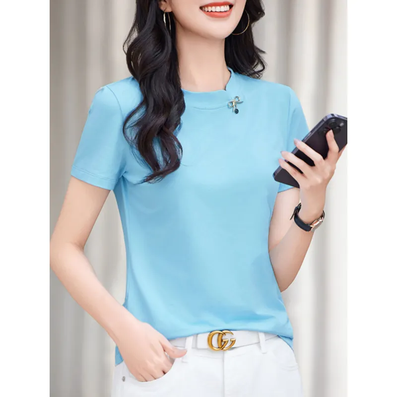 LUYOUYE Regular T Shirt Women's-3