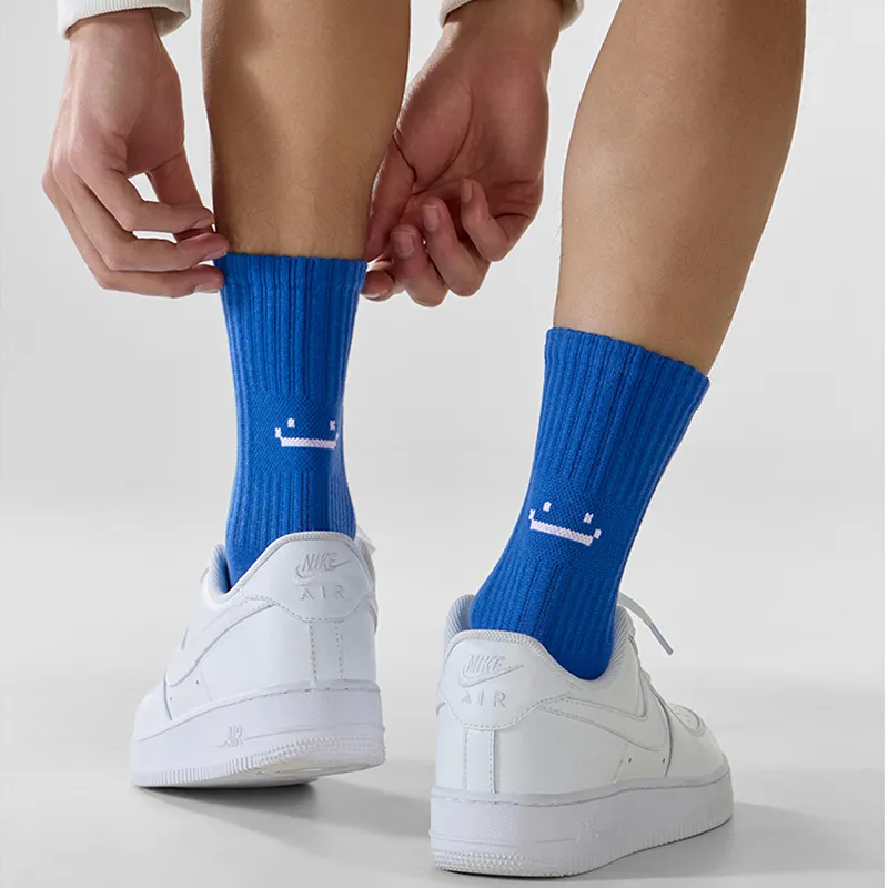 LUYOUYE Mid Calf Socks Men's 4 Pack-7