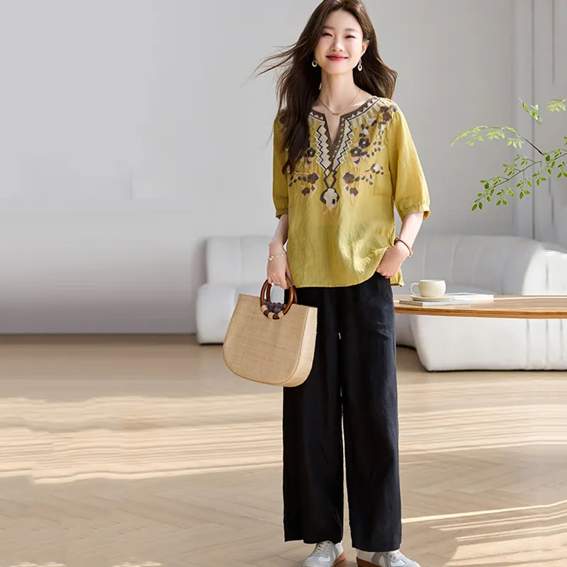 LUYOUYE Regular T Shirt Women's-13