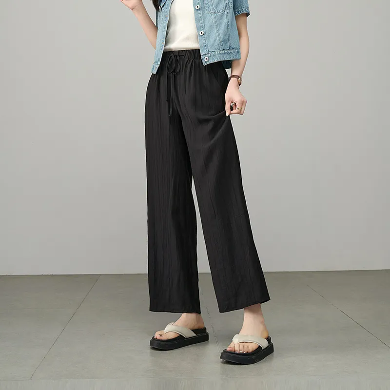 LUYOUYE Casual Pants Women's Black-5