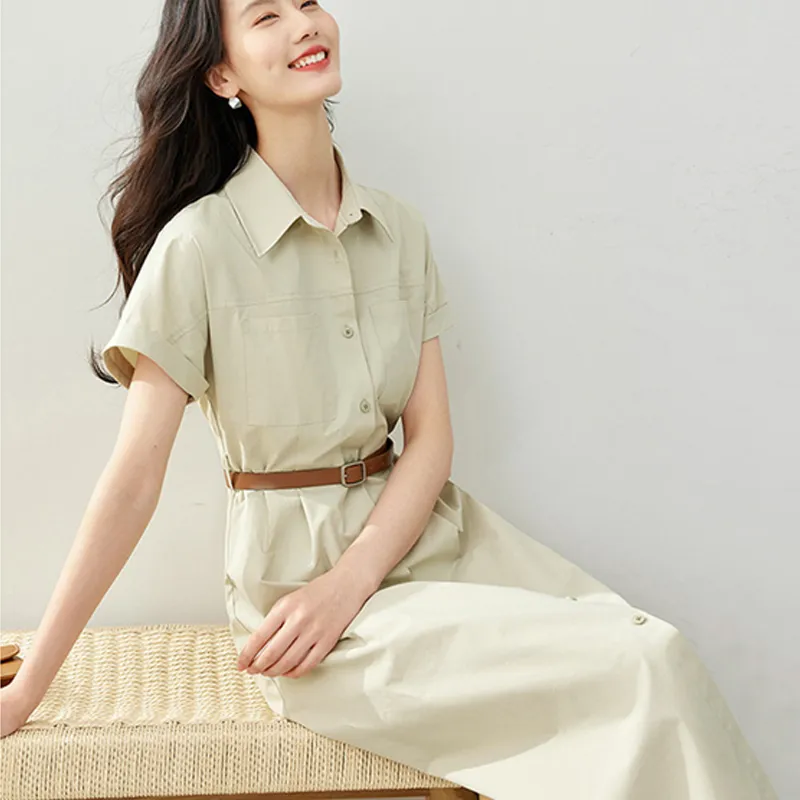 LUYOUYE Short Sleeved Dress Women's-3